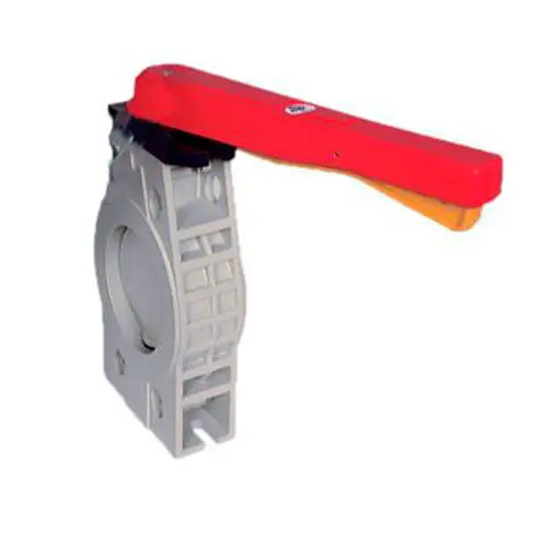 Кран-бабочка Praher S4 PVC DN125 d140 PN10 122001