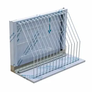 Полка навесная для крышек 600х430х290 (15 секций)