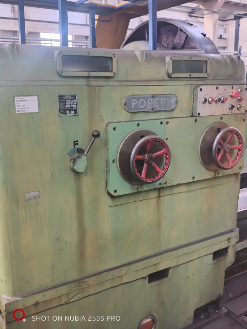 Токарно центровой станок POREBA - TCC160 1600 x 8000 mm