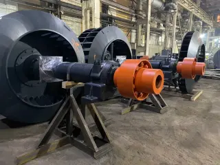 Двухсторонние дымососы Дх2 производительностью 190 000–650 000 м³/ч