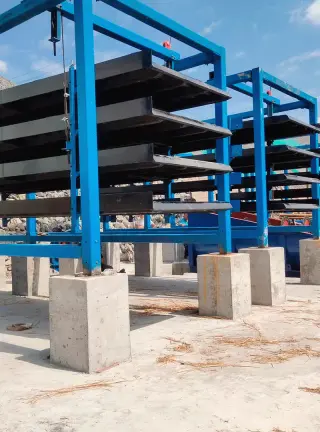 Концентрационный стол трёхдековый 8,5 м2