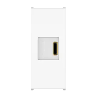 Механизм встраиваемой розетки USB тип C CADUCEUS ALING MODE для зарядки 1-го устройства