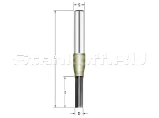 Фреза пазовая монолитная Z=2 D=5x12x69 S=8 ARDEN 107693