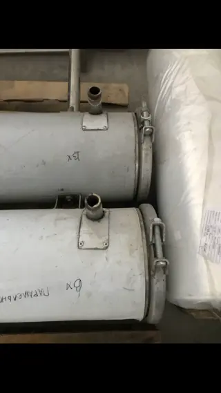 Трубчатый двухсекционный пастеризационно-охладительный блок