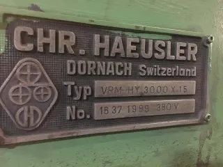 Вальцы Haeusler Хойслер 4-х валковые 3000 х 25 мм