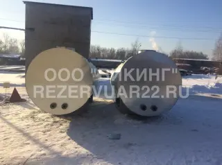 Емкость стальная с утеплением и подогревом