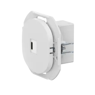 Розетка скрытой установки CADUCEUS ALING EON USB тип С для зарядки 1-го устройства, 3А, 5В=, 250В~, механизм