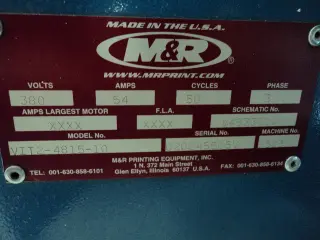 Плоскопечатный станок M&amp;R RENEGADE 4056 + УФ Сушка