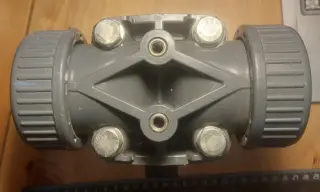 Клапан мембранный диафрагменный тип 314 d50 DN40 1 1/2 PN10 PVC-U