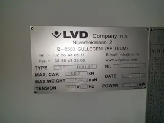 LVD PPED 165 / 30 пресс листогибочный (листогиб) с ЧПУ 6 осей 2021г.в