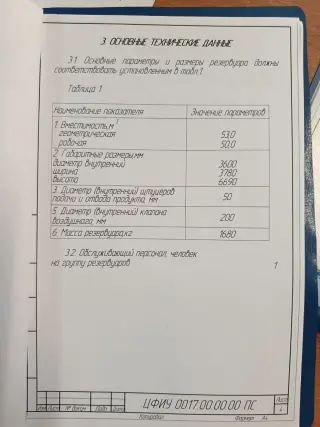 Емкость из нержавеющей стали 50 м куб