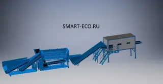 Мусоросортировка, мусоросортировочный завод, мусоросортировочная линия