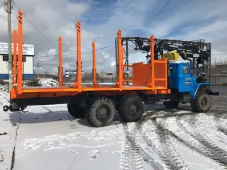 Сортиментовоз Урал ЯМЗ-236НЕ2 с манипулятором Майман 100 S