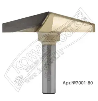 7001-80. Фреза пазовая конусная D80 H18/10 А150° С41 TL48 Х12