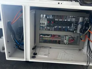 Усозарезной торцовочный двухпильно-сверлильный станок AHC Makina Alu200PRO