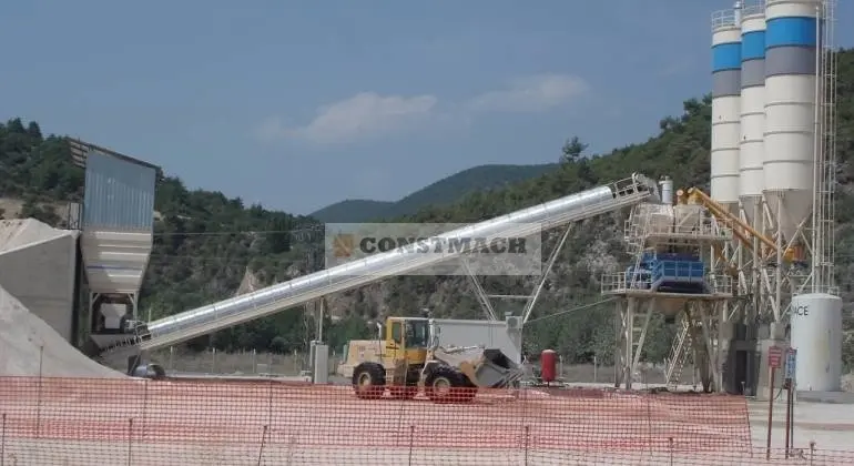 Constmach 120 м3 / ч стационарный бетонный завод - 2 ЛЕТ ГАРАНТИЯ