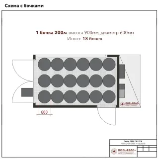 Склад ГСМ 4000х2450х2900