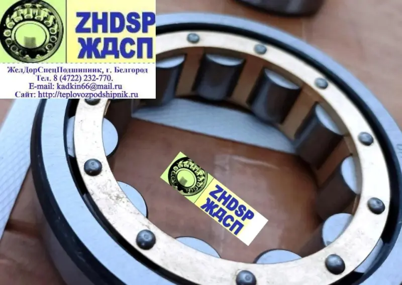 Подшипник 70-42308 ЛМ (NJ308EMC3). Аналог NJ308-E-XL-M1- C3 приводов дизеля Д49