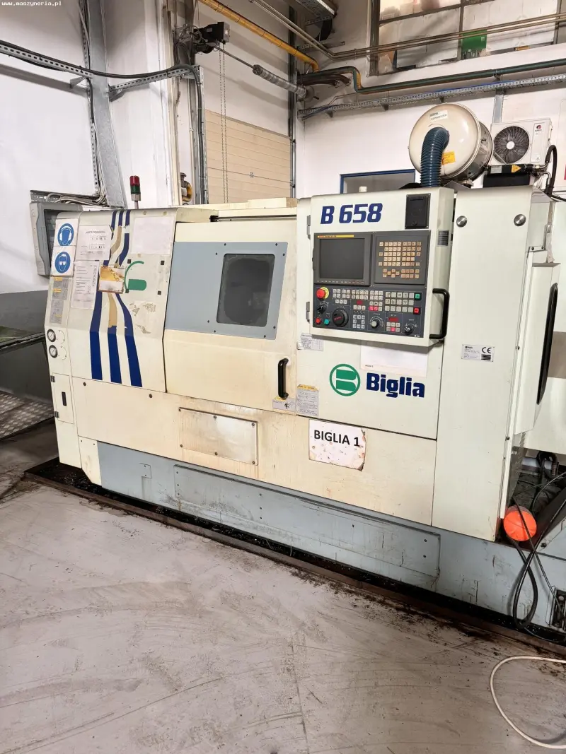 Токарный центр с ЧПУ BIGLIA B658
