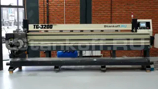 Станок для пиления и прифуговки шпона (Фурнирная пила) TG-3200
