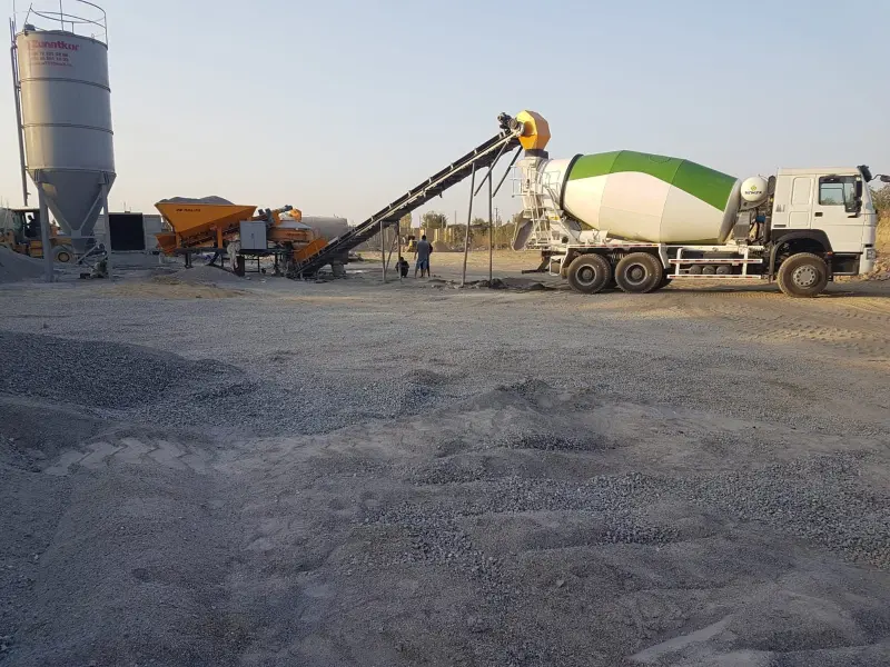 Мобильный бетонный завод Polygonmach РАС60 м3/час Турция