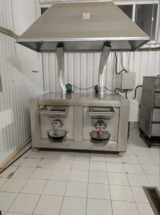 Барабанная печь для обжарки орехов и семян