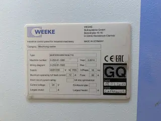 Обрабатывающий центр HOMAG Weeke Vantage BHP200/710