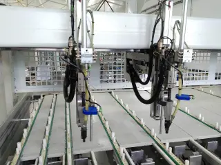 Обрабатывающий центр для профилей FOM INDUSTRIE