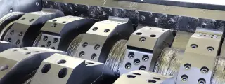 Двухвальные шредеры для металлолома