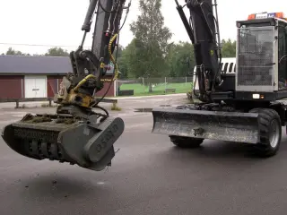 Мульчер на экскаватор