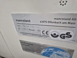 Man Roland R 510 OB PLV 5/5, 2008 г. в., 10 секций +лак, 201 млн. отт