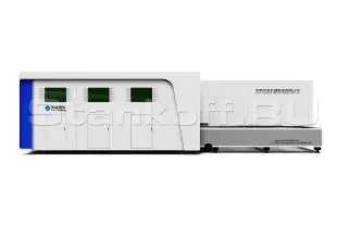 Оптоволоконный лазер для резки листов и труб в защитной кабине TC-P3015T/4000 IPG