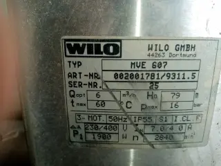 Насосная станция wilo со 6-607
