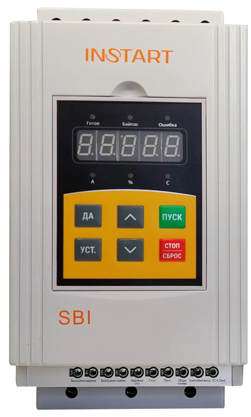 Устройства плавного пуска INSTART (Инстарт) серии SSI, SBI по ценам дилера