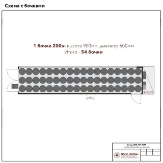 Склад ЛВЖ и ГЖ 11000х2450х2900