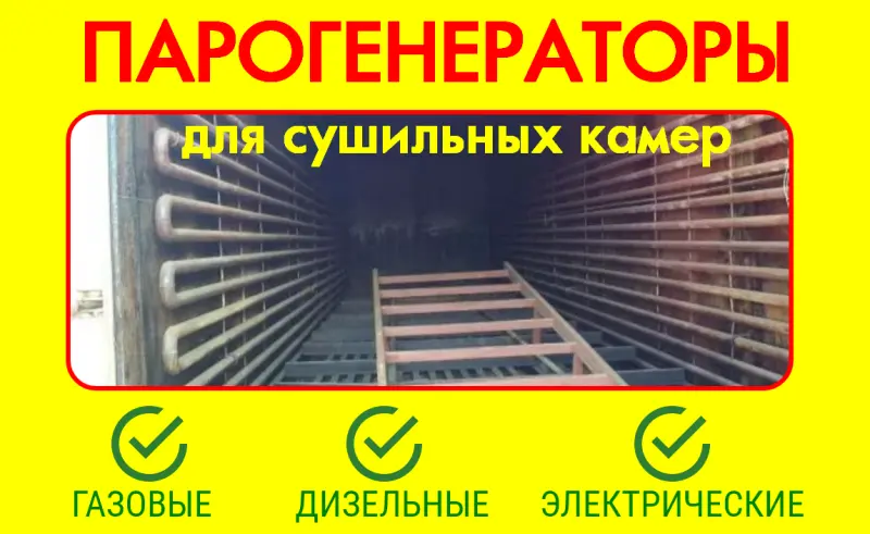 Парогенераторы для сушильных камер