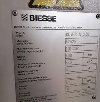 Обрабатывающий центр с чпу Biesse Rover A 3.30
