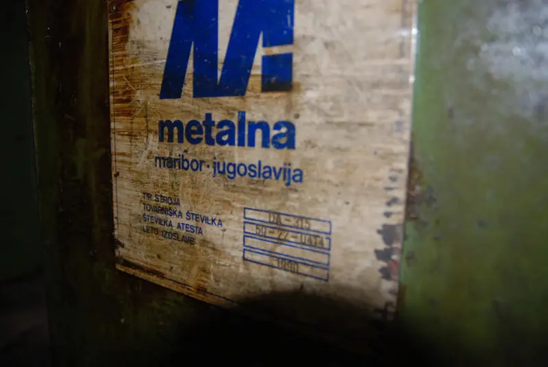 Пресс «Metalna» DA-315 1990 г.в