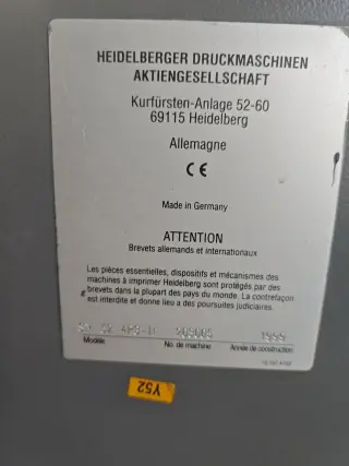Heidelberg Speedmaster SM 52-4-PH