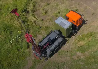 Буровая установка пбу 2 с кунгом