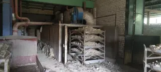 Линия измельчения, сушки и фракционирования минерального сырья