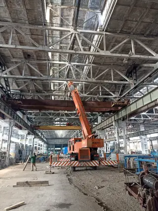 Монтаж и демонтаж кранов мостовых, козловых, башенных, опорных и подвесных кран-балок