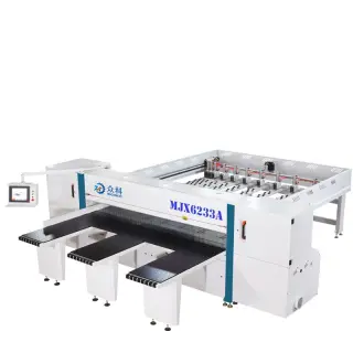 CNC форматно-раскроечный станок PINXIN MJX6233A — автоматический beam saw для ЛДСП, МДФ и мебельного производства