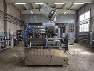 Моноблок розлива и укупоривания газированных напитков в стеклянные бутылки