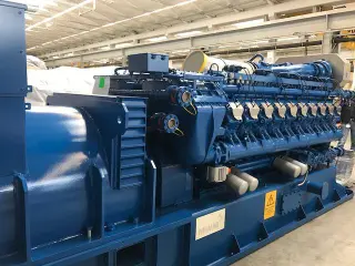 газопоршневая электростанция MWM TCG 2020 V16, 1600 Квт, 2007 г