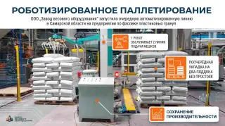 Робот паллетоукладчик - паллетайзер