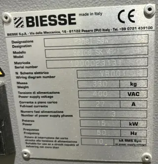 РАСКРОЙНЫЙ ЦЕНТР BIESSE -Италия, 2018 г.в
