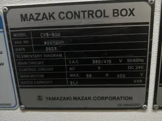 5-осевой вертикальный обрабатывающий центр Mazak CV5-500