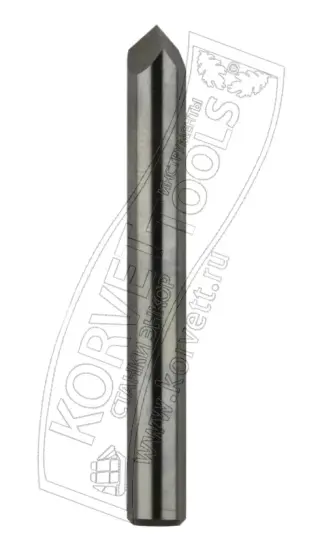 302-660. Фреза гравировальная твердосплавная CARBIDE D6 TL50 Z3 А60° Х6