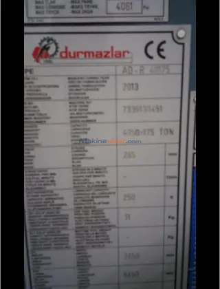 Вертикально-гибочный пресс 4000мм/175 тонн AD-R 40175 с ЧПУ